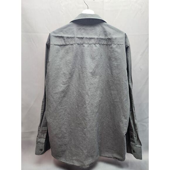 Kenneth Blake Mens Cowboy Black Button Long Sleeve Shirt Western Core Size XL 17 - Picture 2 of 5